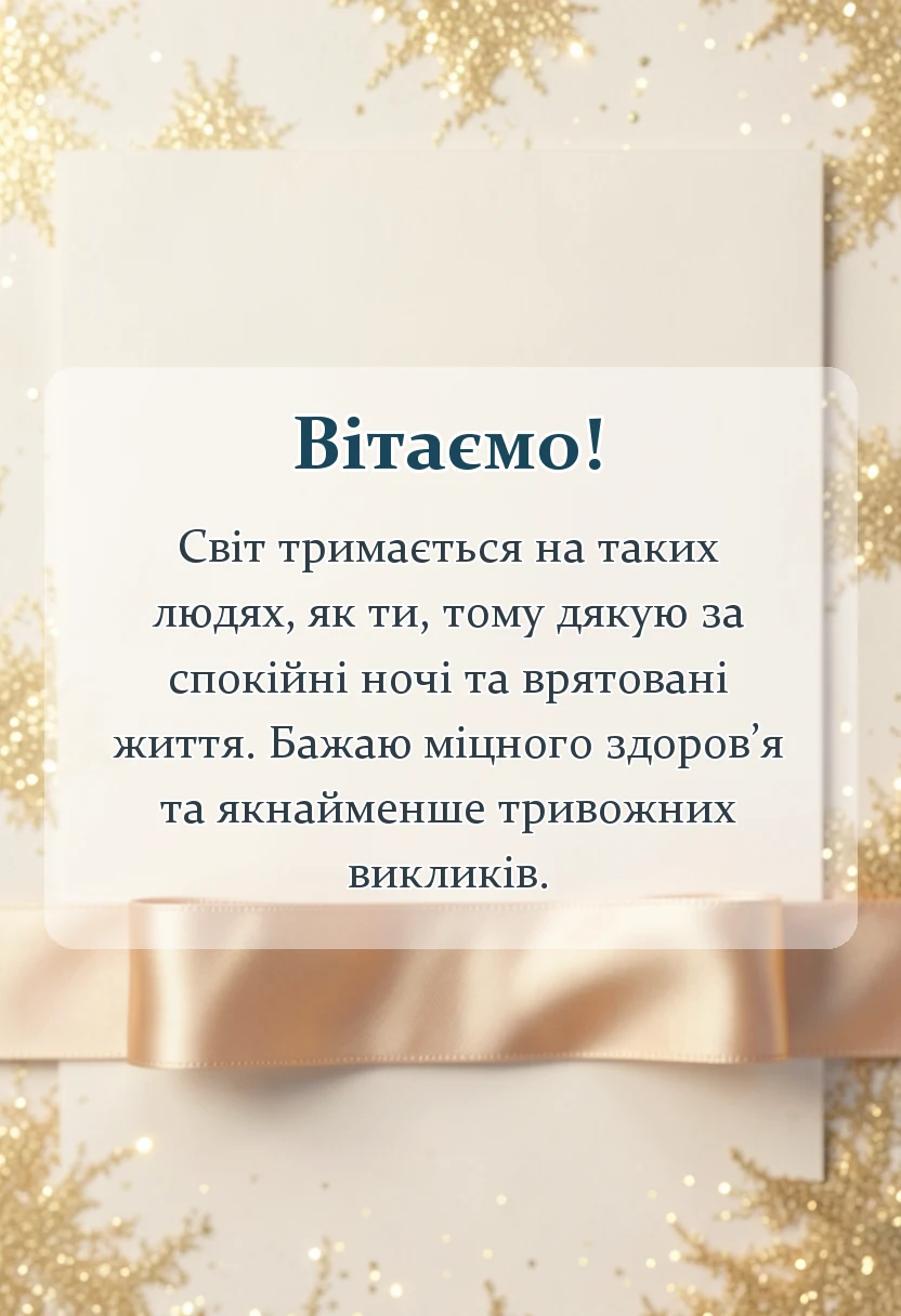 красива листівка: привітання з днем рятувальника своїми словами