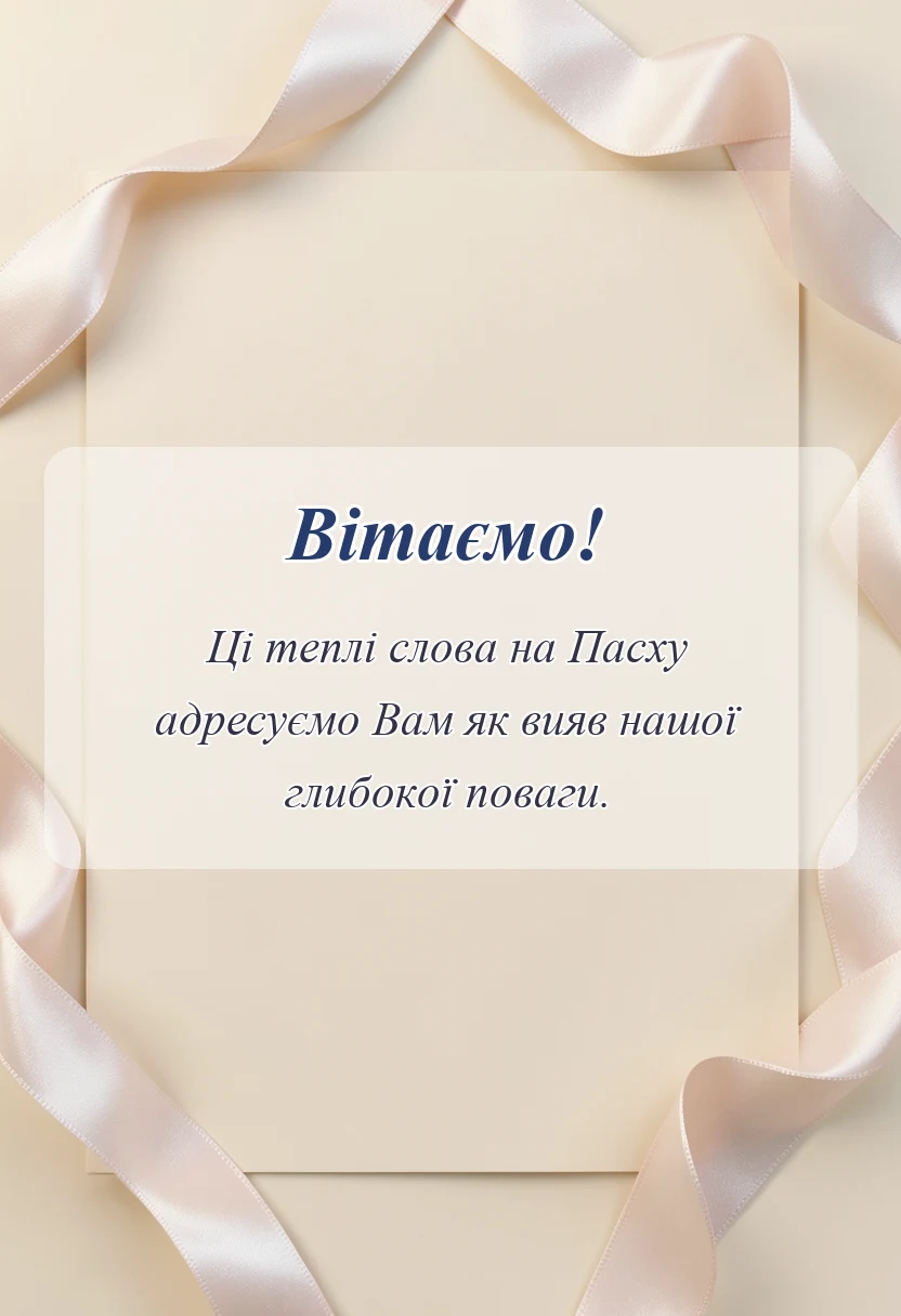 красива листівка: привітання з великоднем в прозі