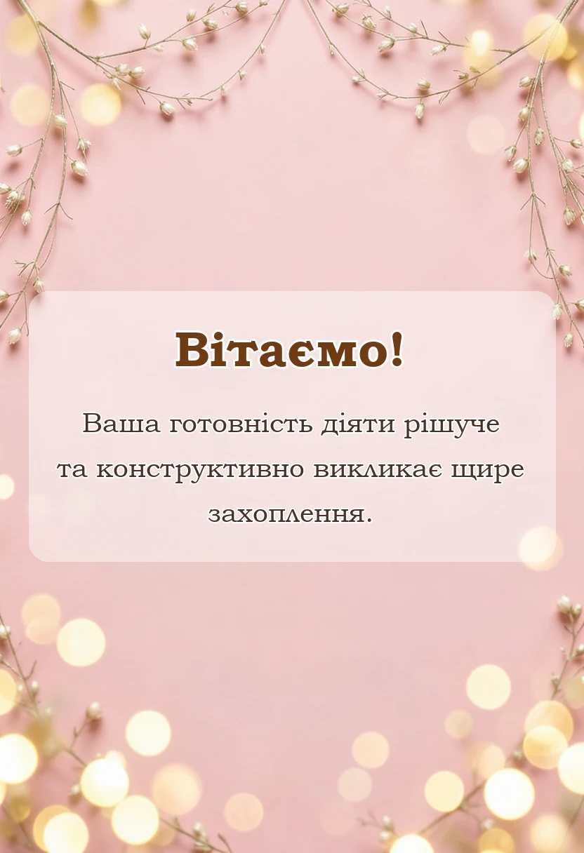 святкова картинка: слова подяки за добрі справи