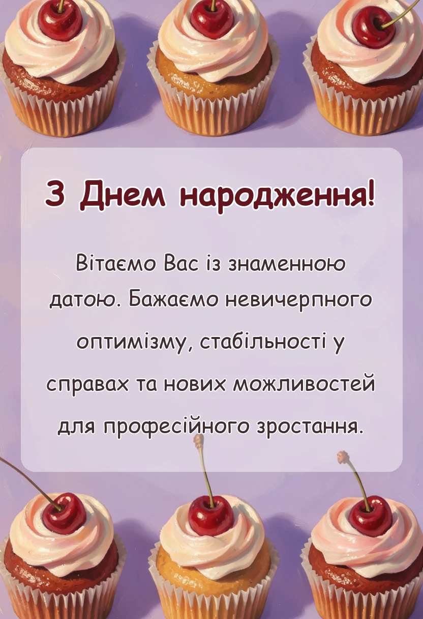 вітальна листівка - що побажати на день народження