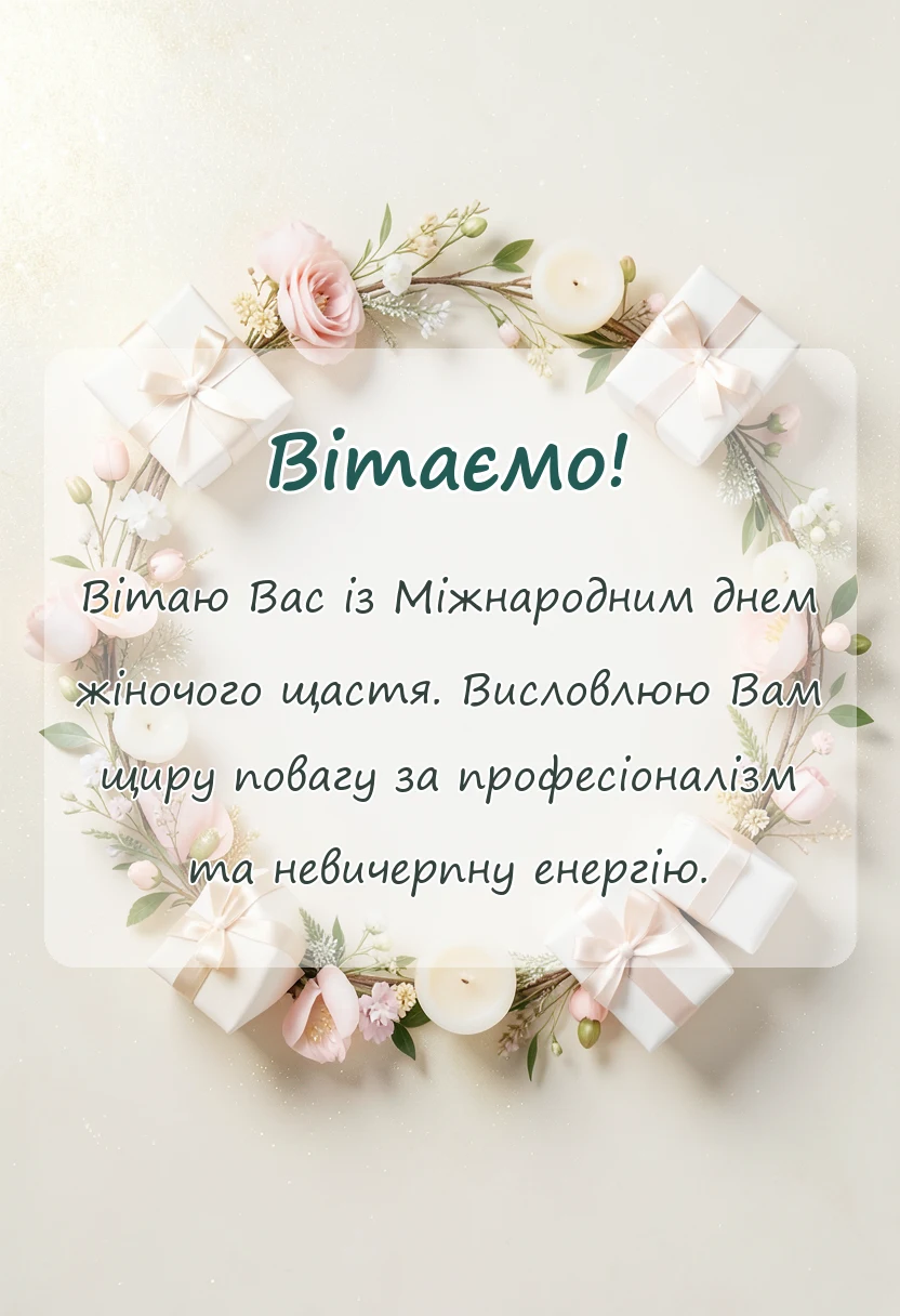 унікальна листівка - картинки з міжнародним днем жіночого щастя