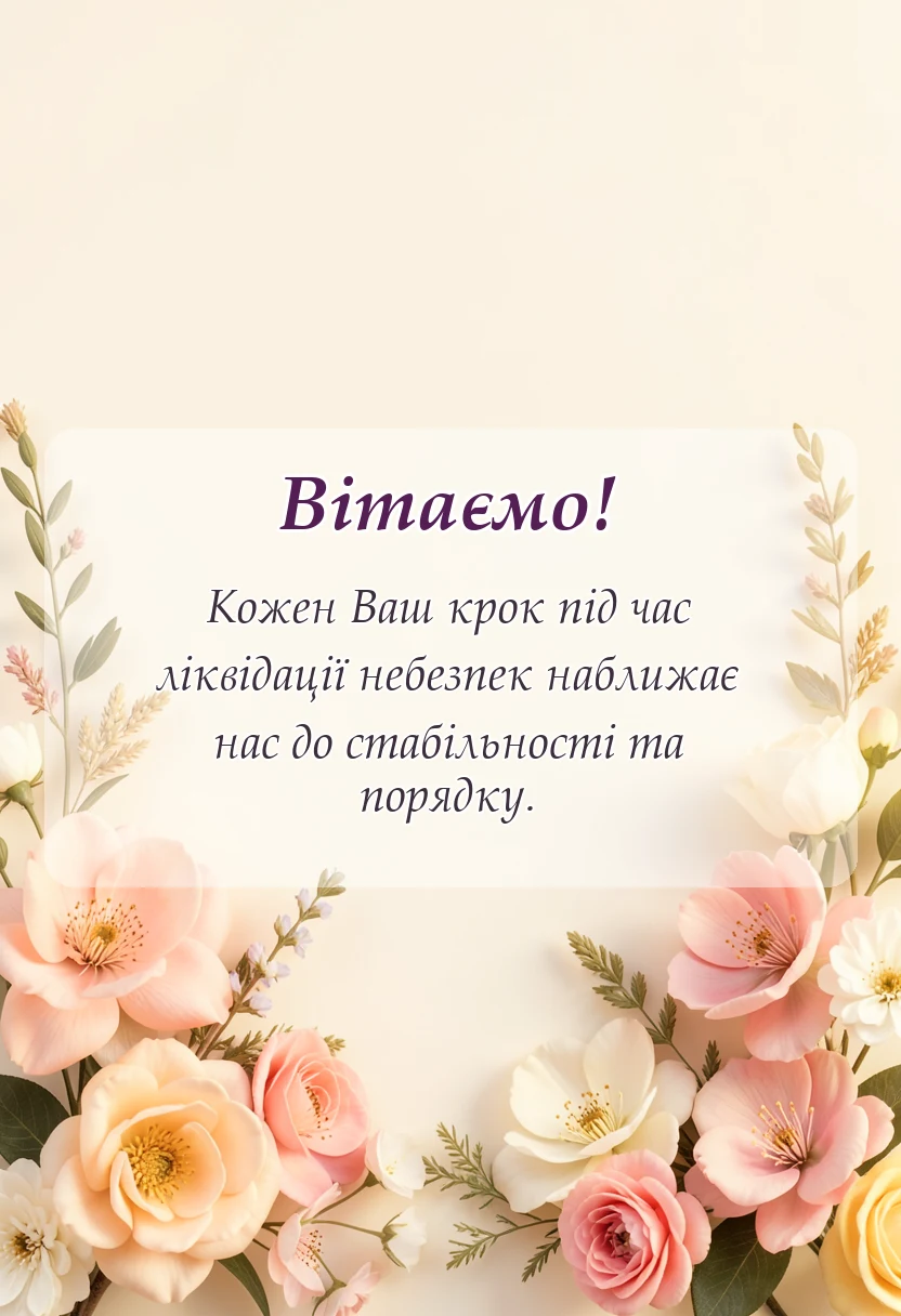 вітальна листівка - привітання з днем рятувальника у прозі