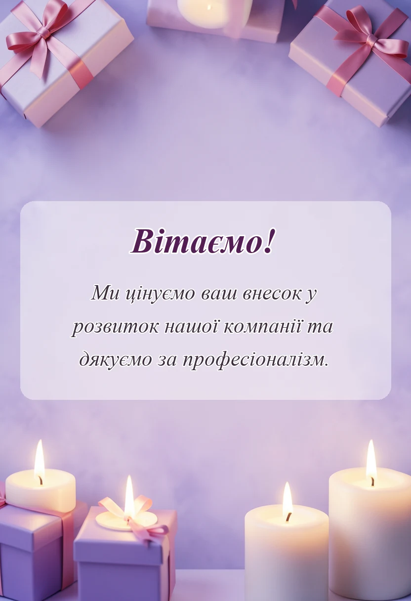 святкова картинка: привітання колег з новим роком своїми словами