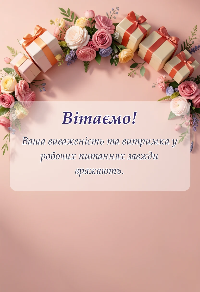 вітальна листівка - слова підтримки