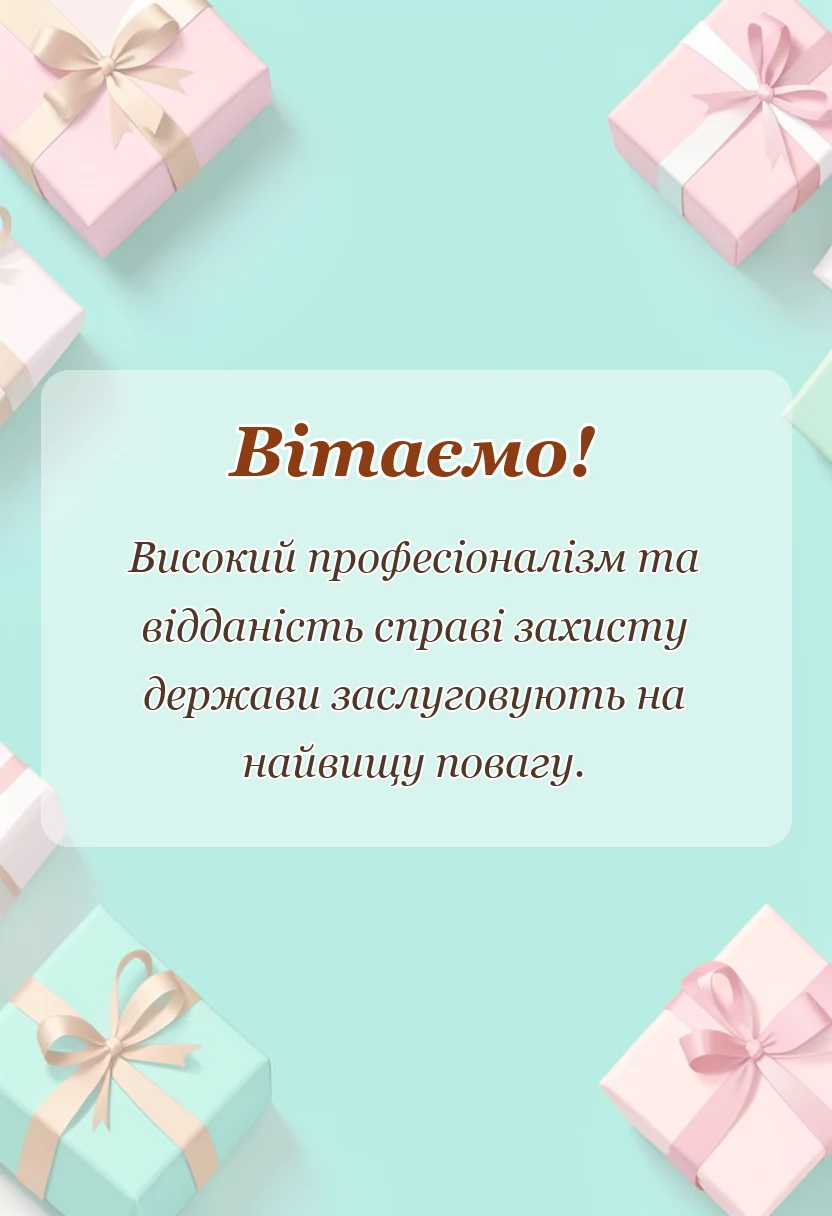 святкова картинка: привітання з днем збройних сил україни у прозі