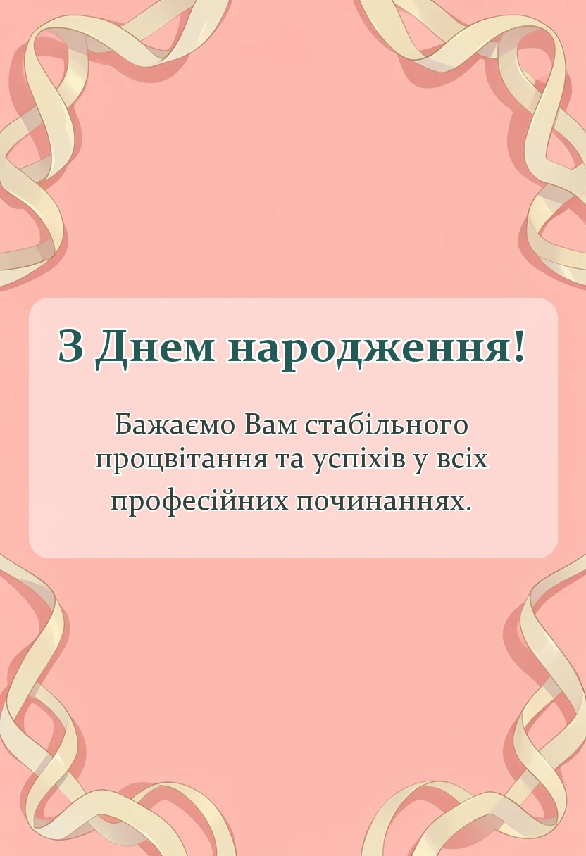 святкова картинка: листівка з днем народження