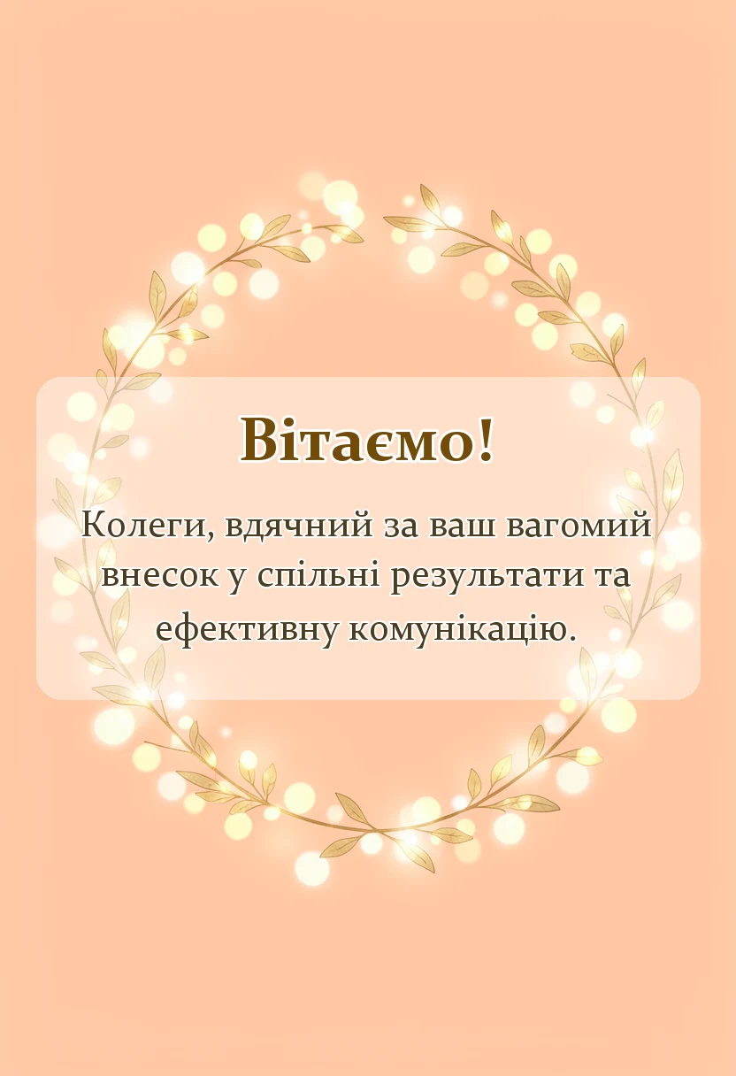 вітальна листівка - картинки колег з новим роком своїми словами