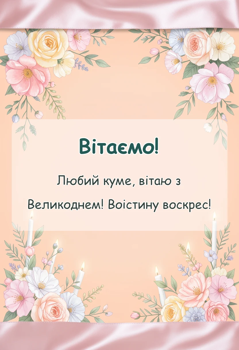 унікальна листівка - листівки з великоднем воістину воскрес