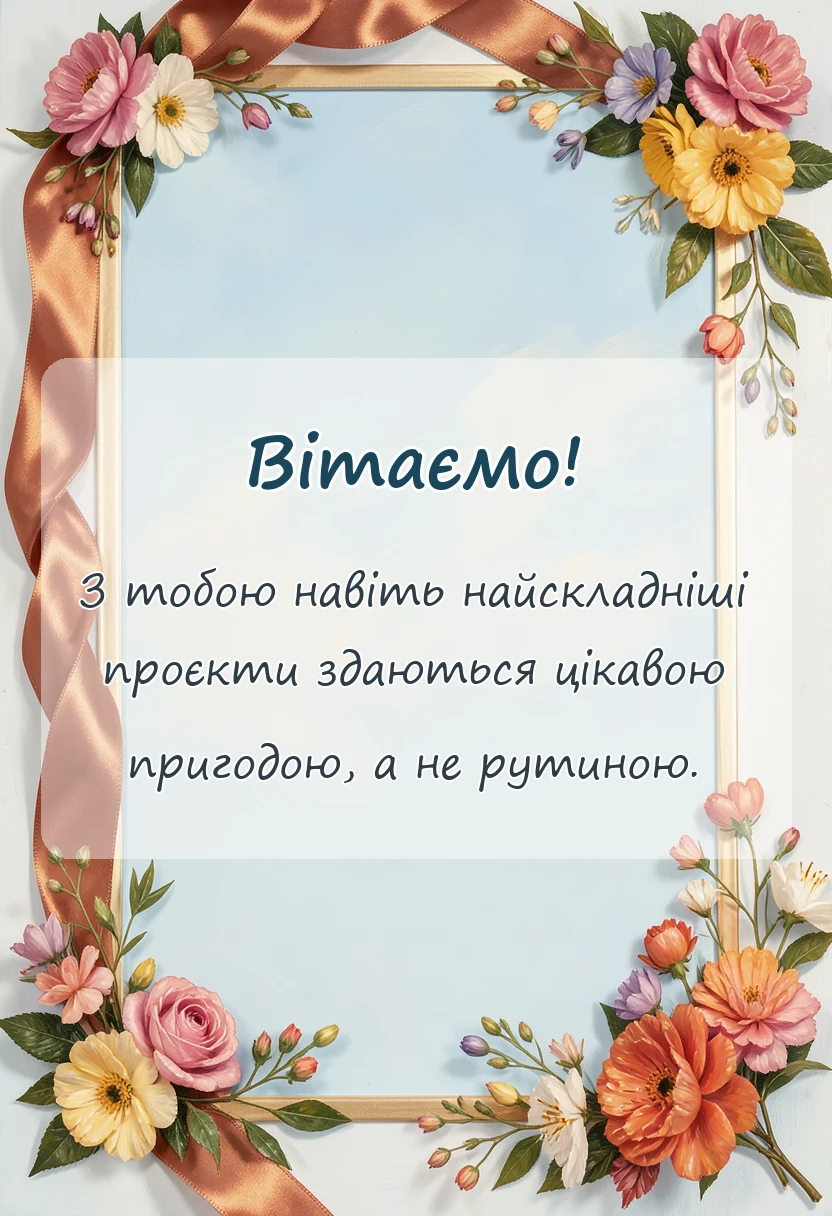 унікальна листівка - подяка колезі за роботу