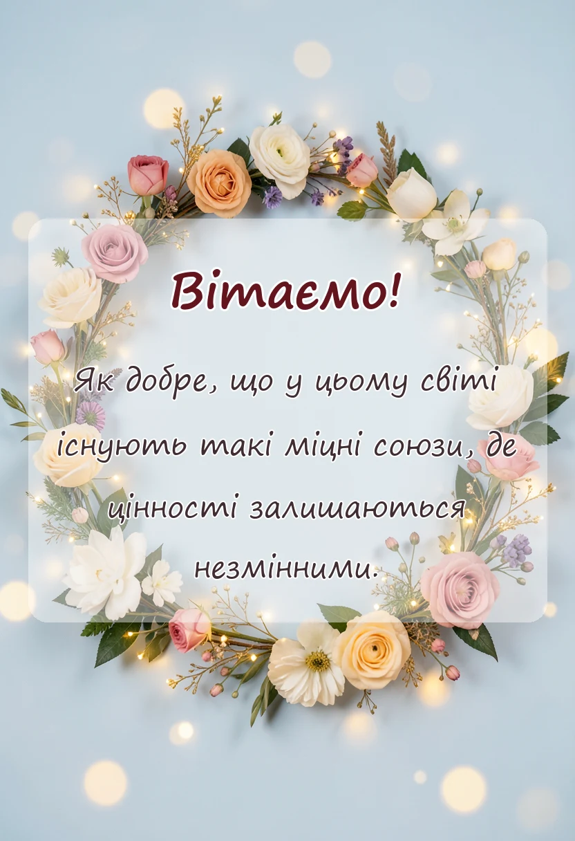 красива листівка: картинки з оксамитовим ювілеєм весілля