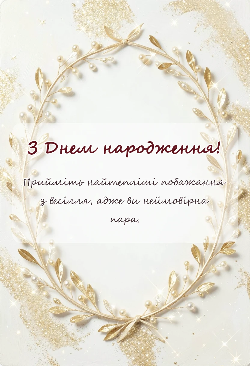 листівка з побажанням - що побажати молодій сімї