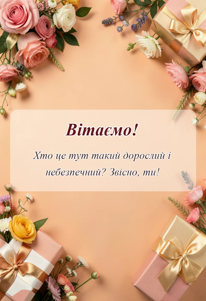 красива листівка: привітання з днем народження 6 років дівчинці