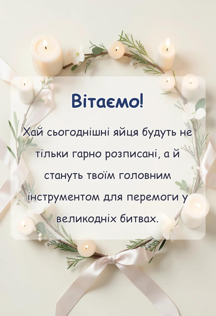 унікальна листівка - прикольні привітання з пасхою
