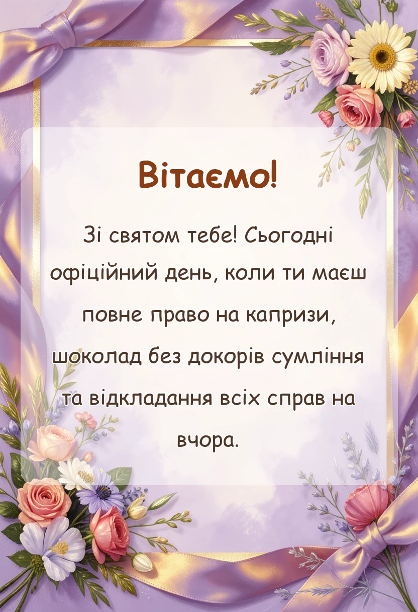 вітальна листівка - картинки з міжнародним днем жіночого щастя