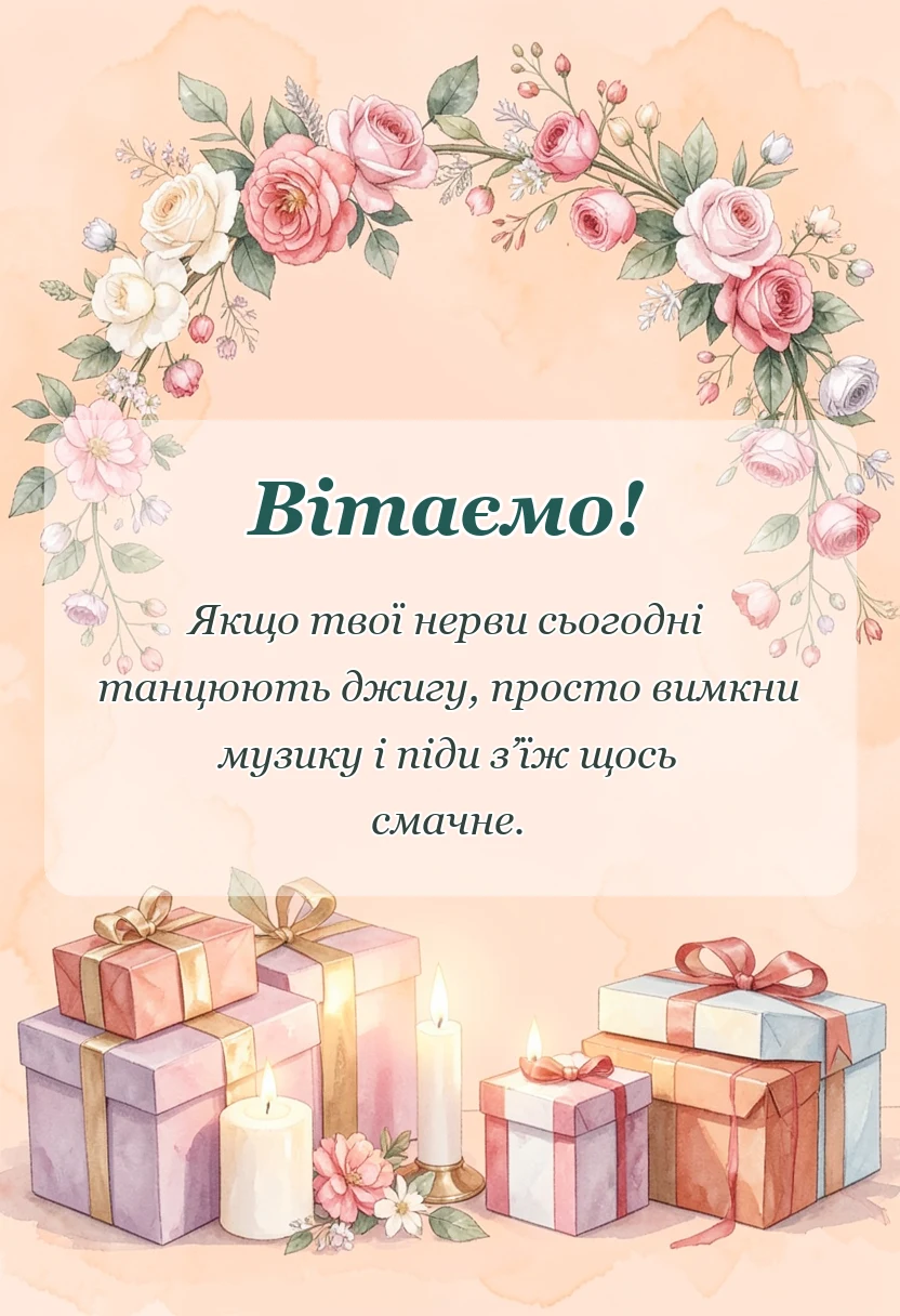 унікальна листівка - слова підтримки
