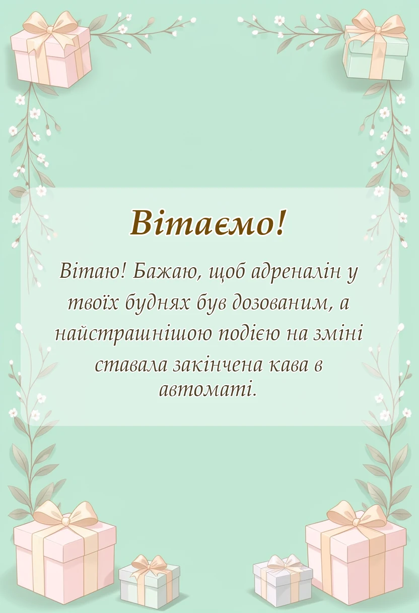 красива листівка: привітання з днем рятувальника