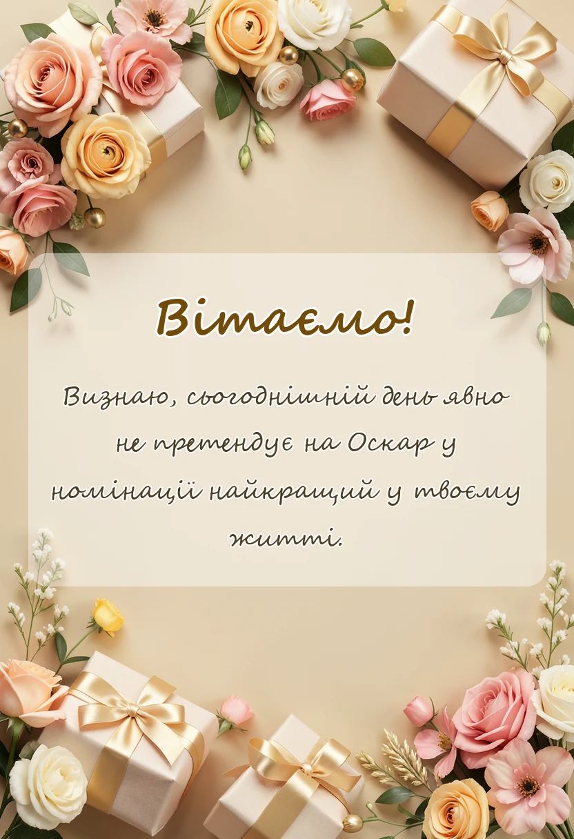 унікальна листівка - слова підтримки