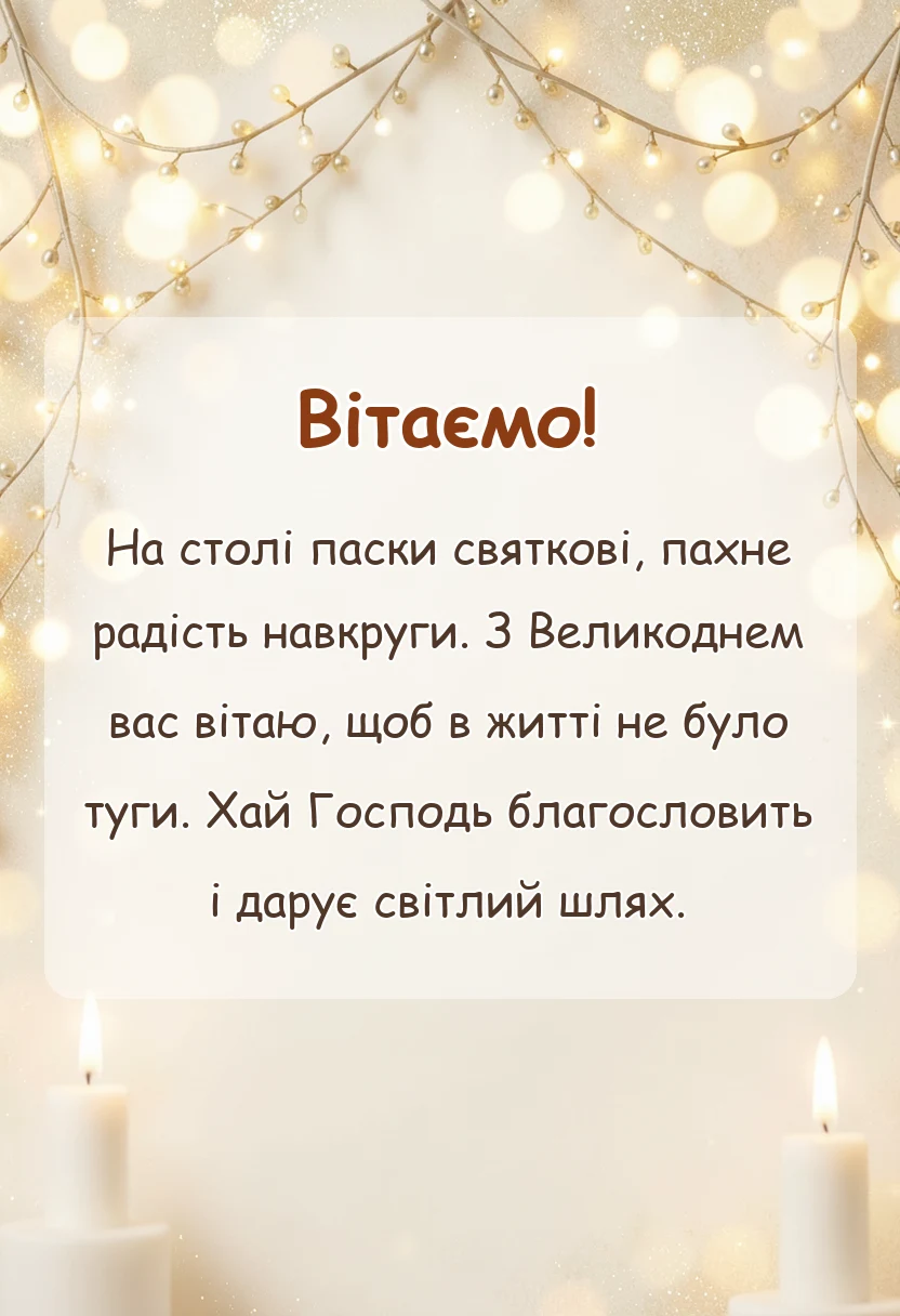 листівка з побажанням - картинки з великодніми святами