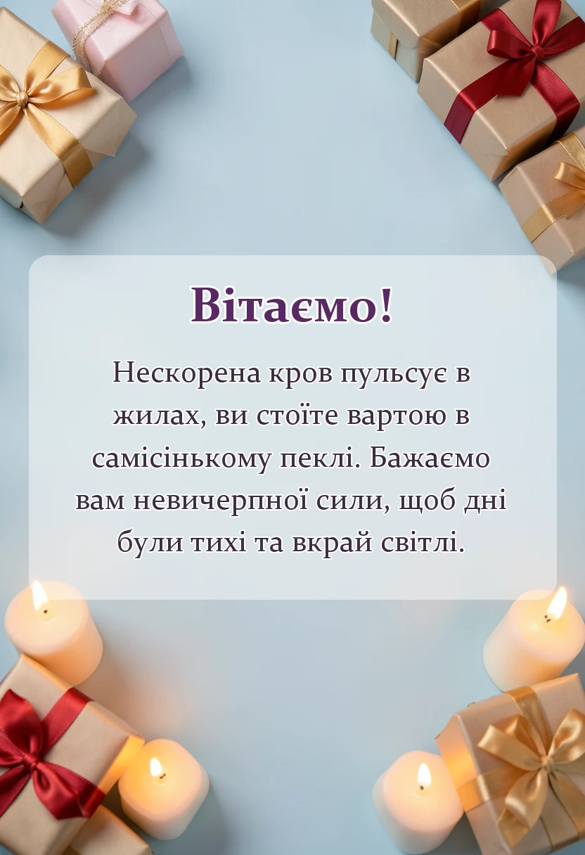 листівка з побажанням - привітання з днем збройних сил україни у прозі