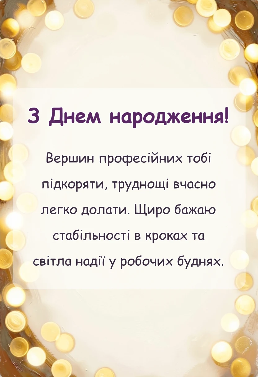 листівка з побажанням - що побажати колезі по роботі