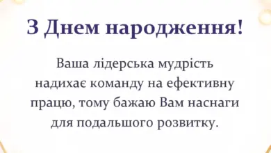 унікальна листівка - привітання з днем народження керівника