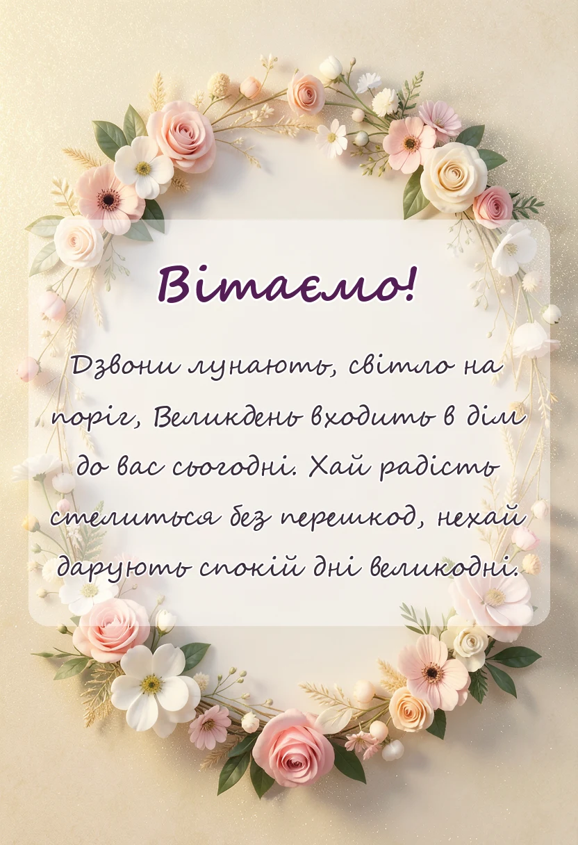 унікальна листівка - картинки з великодніми святами