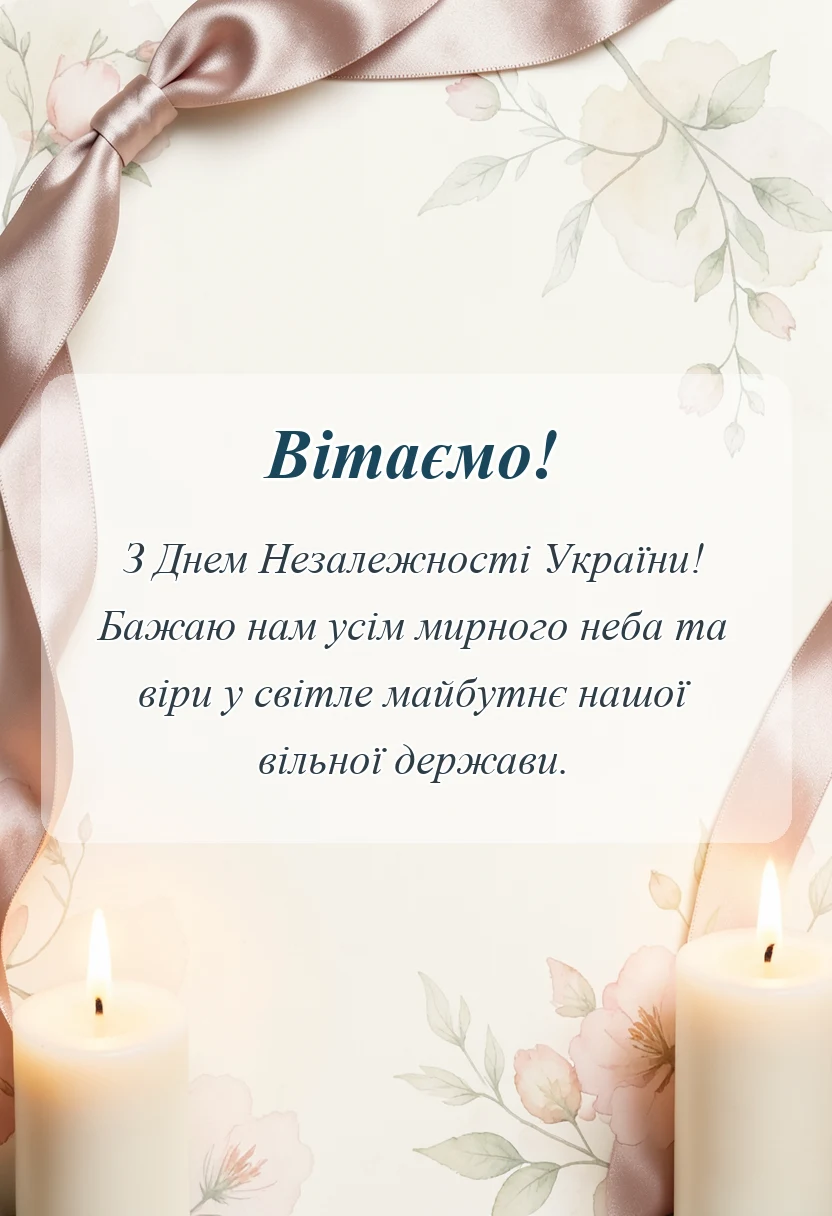 вітальна листівка - картинки з днем незалежності україни