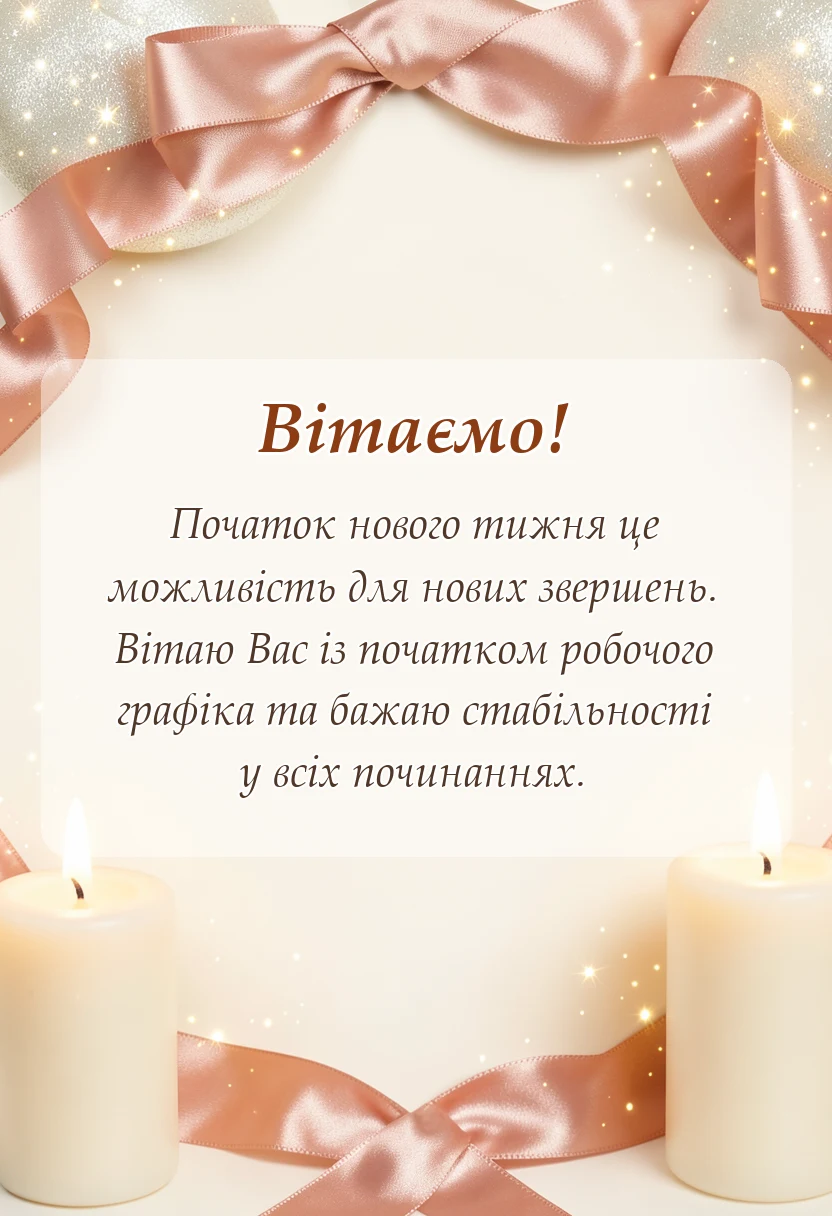 унікальна листівка - картинки доброго ранку понеділок