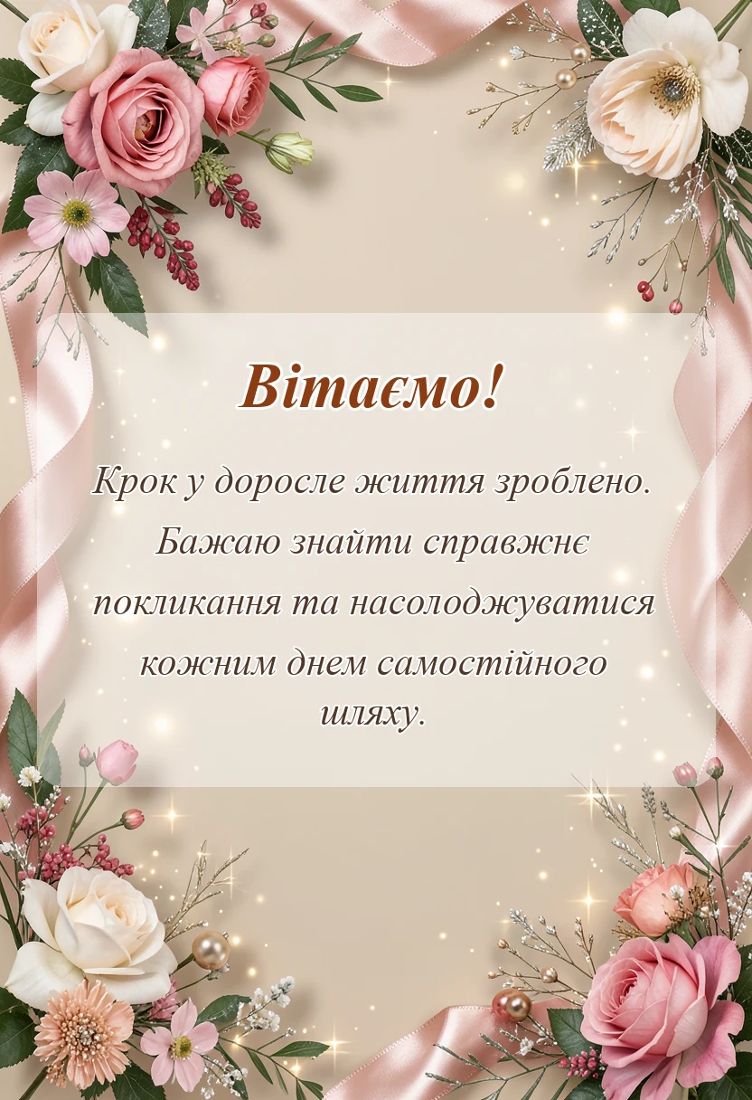 красива листівка: привітання з закінченням школи картинки
