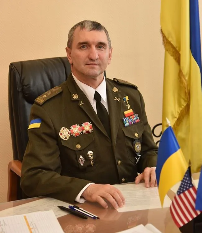 Портрет Ігоря Гордійчука в українській військовій формі